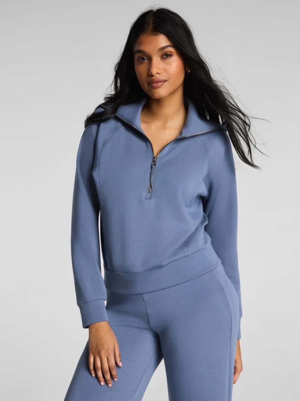 SPANX AirEssentials Half Zip Pullover Sweatshirt